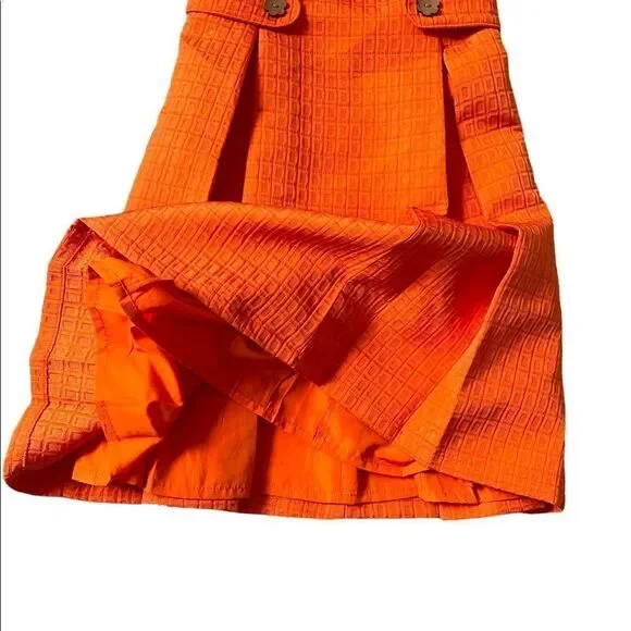 Modcloth So Sixties Textured Dress in Tangerine - Picture 10 of 16